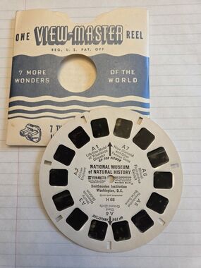 View-Master Reel (National Museum of Natural History) - White & Blue